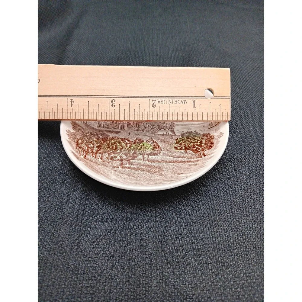 Johnson Bros Norris Castle Collector Plate England Brown Scenic Landscape - Picture 6 of 6